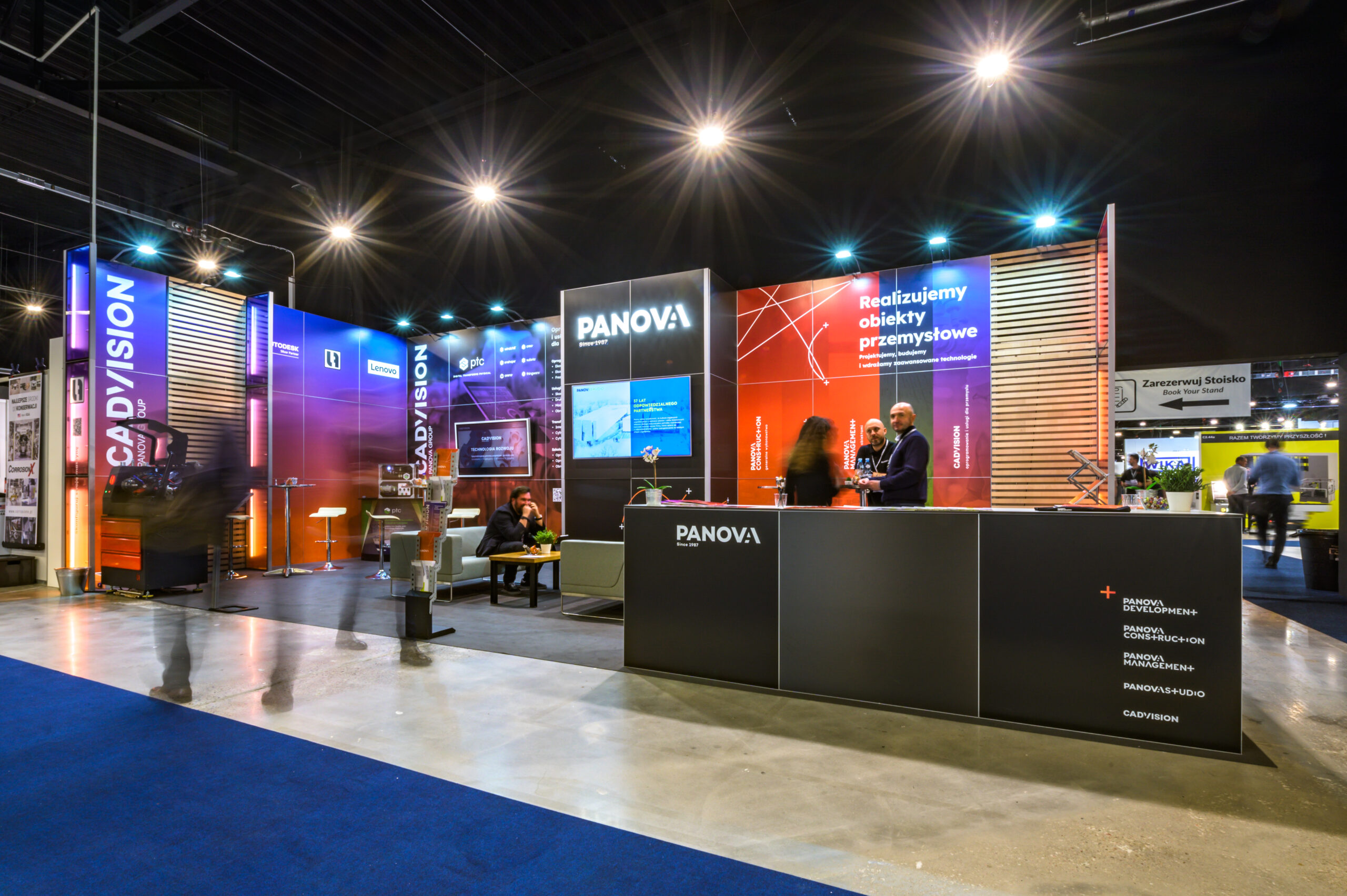 Modular trade show stand – a Clever Frame project for Panova
