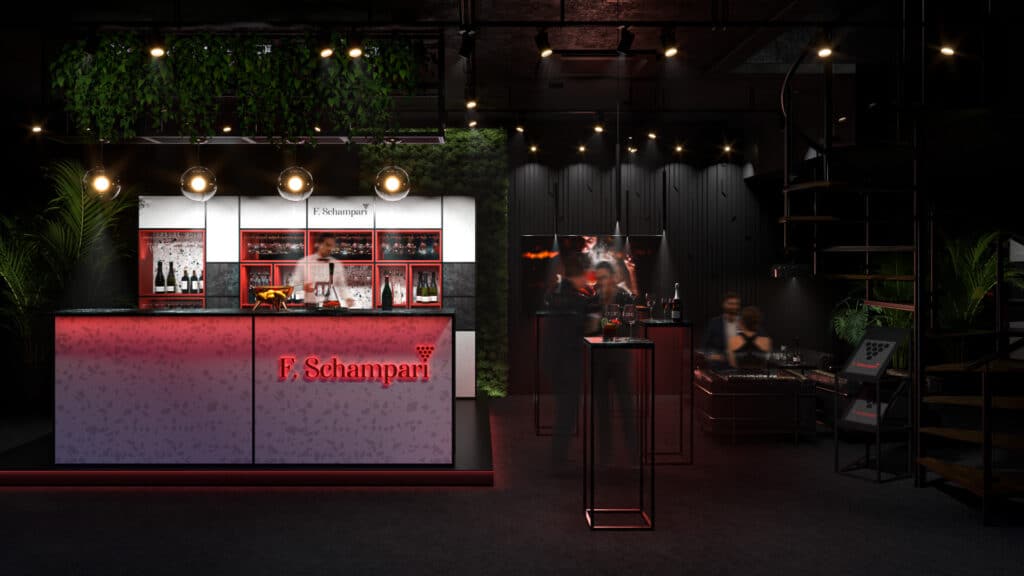 How to dominate HoReCa trade shows Modular trade show booth - design and execution by Clever Frame