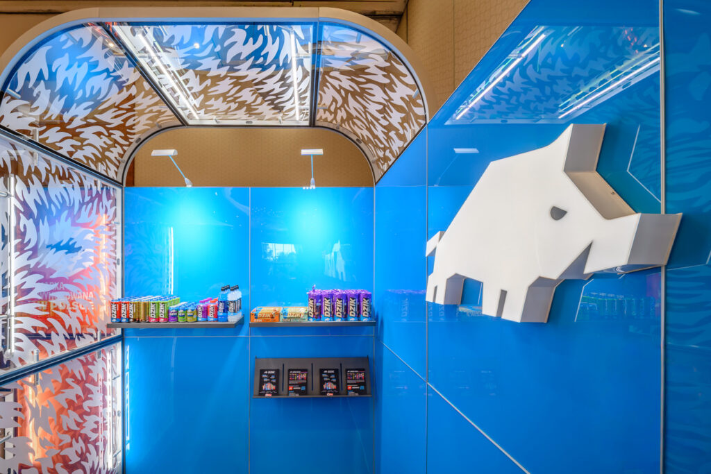 A modern modular exhibition stand by Clever Frame for WK DZIK brand