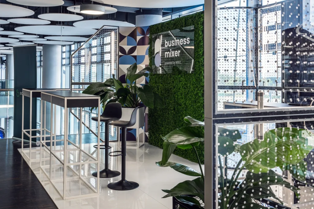A modern modular exhibition stand by Clever Frame for WSSE INVEST PARK