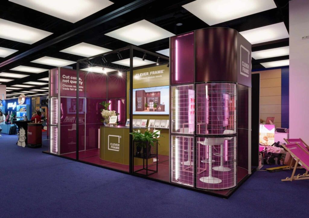 Clever Frame trade show and event booth at I Love Marketing and Technology