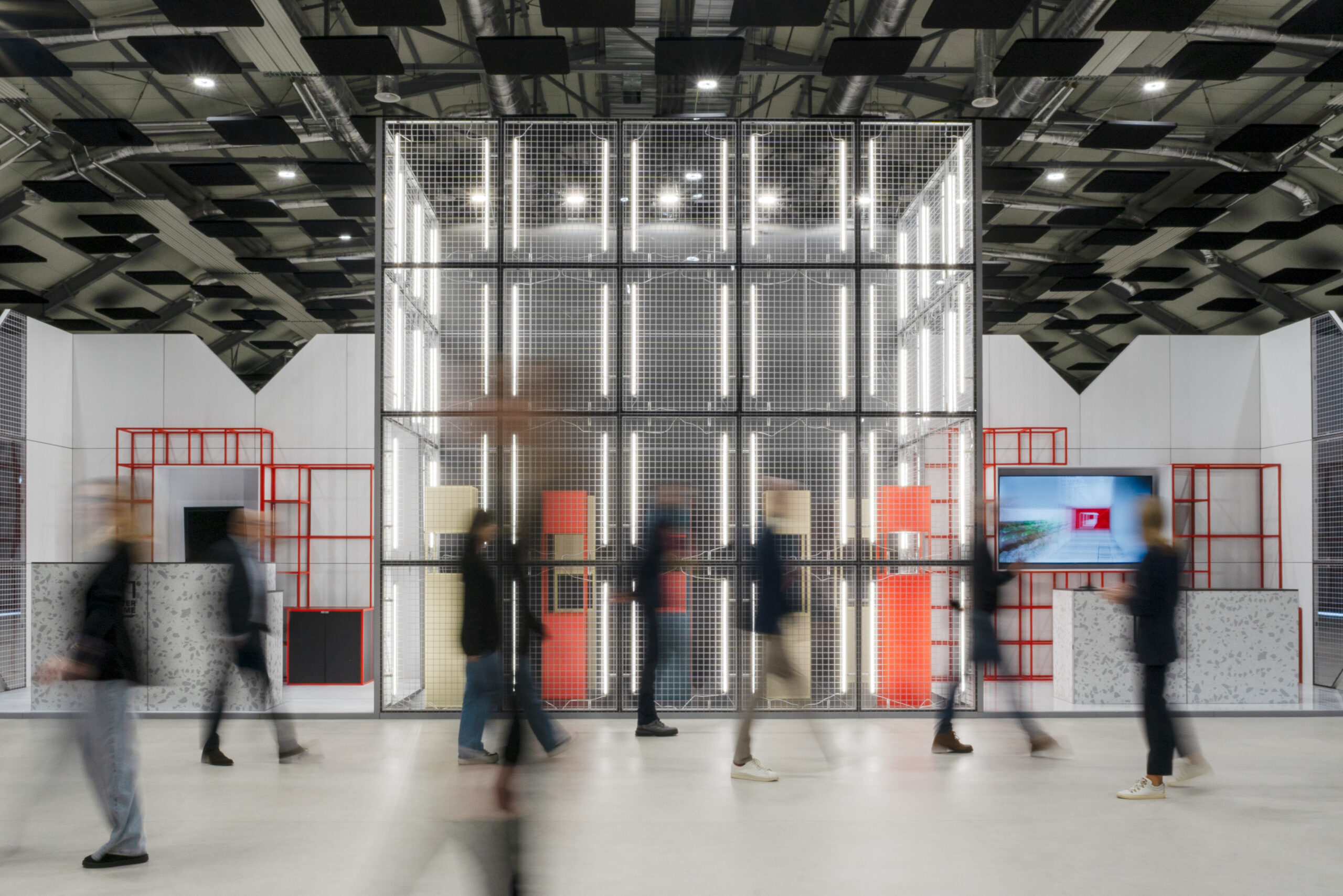 Modern trade show booth design – Clever Frame modular exhibition system