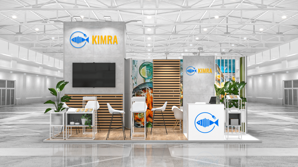 How to dominate HoReCa trade shows? Modular trade show booth - design and execution by Clever Frame
