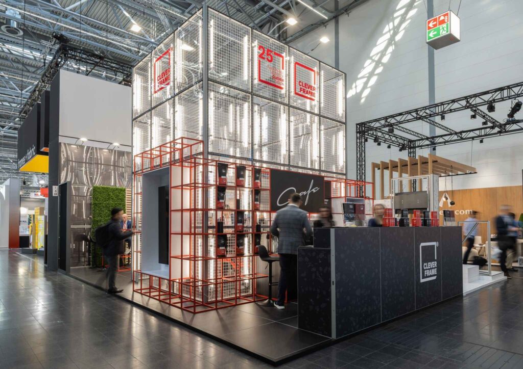 Clever Frame booth at an event