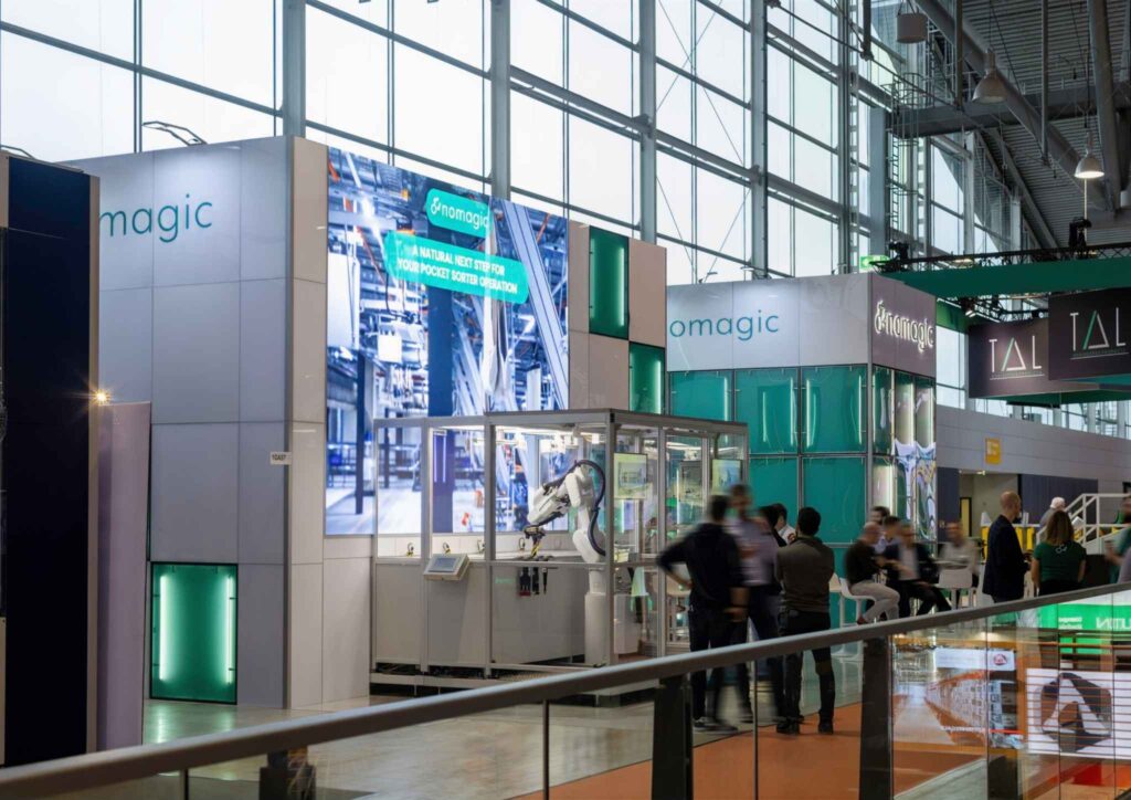 Nomagic trade show booth