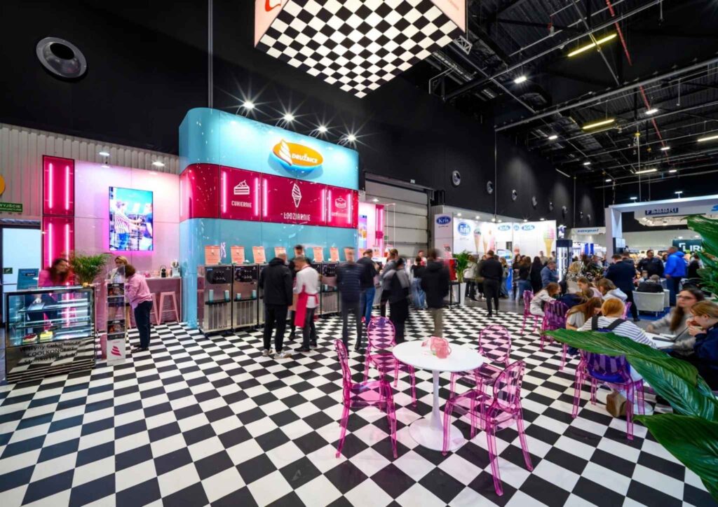 Drużbice trade show booth