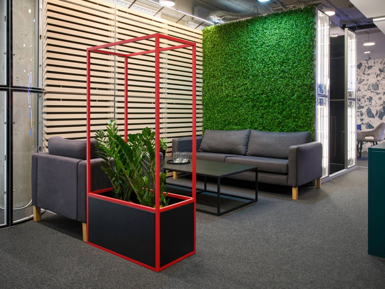 VIP conversation zone at the exhibition stand