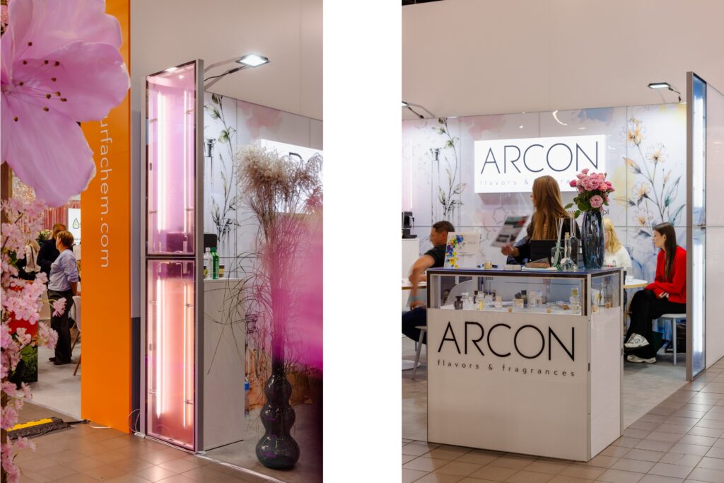 ARCON FF’s trade show booth at HPCI CEE. Design and build: Clever Frame