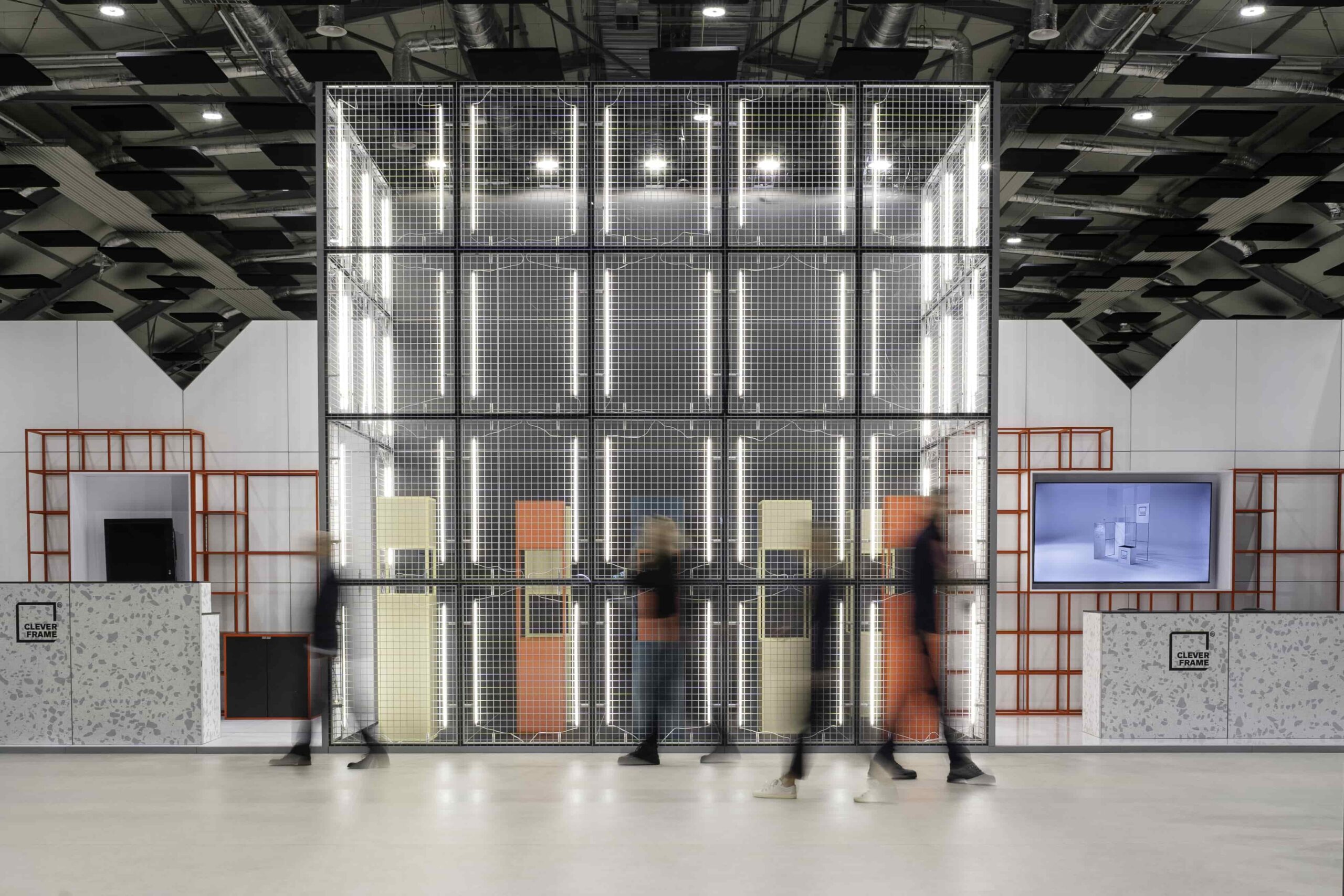 układ stoiska targowego